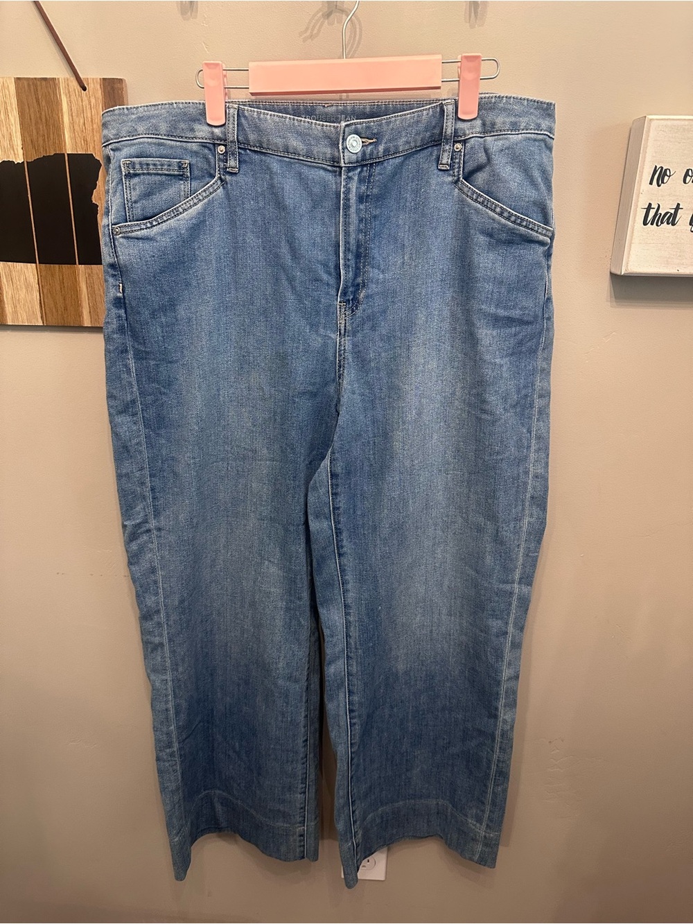 Chico's Women's Relaxed Light Blue Jeans
